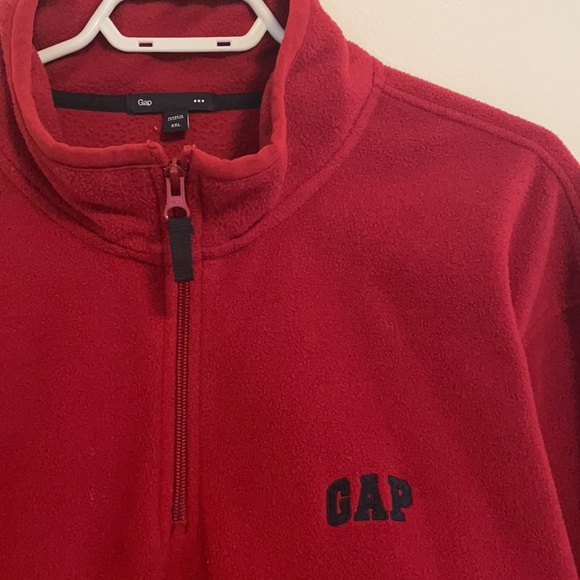 Vintage Gap Fleece Quarter Zip Sweatshirt - Picture 2 of 7
